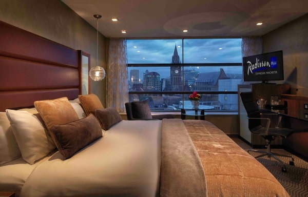 Deluxe Room with a City View at Radisson Blu Edwardian Manchester