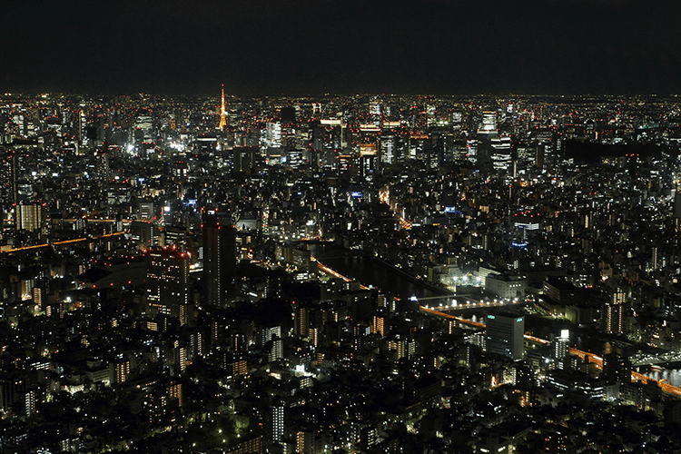 View from Tokyo Skytree at Night © TOKYO SKYTREE