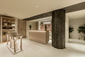 Reception Area at Bamford Haybarn Spa on TravelSquire