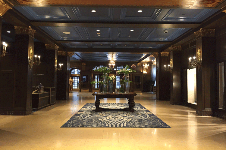 Lobby Chateau Frontenac and new color scheme-OPT