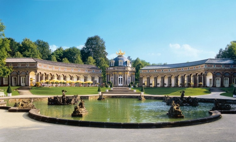 Hermitage Orangery and the sun temple in Bayreuth on TravelSquire
