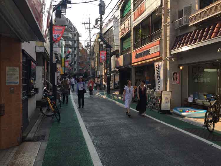 Shimokita Street Scene Tokyo Japan