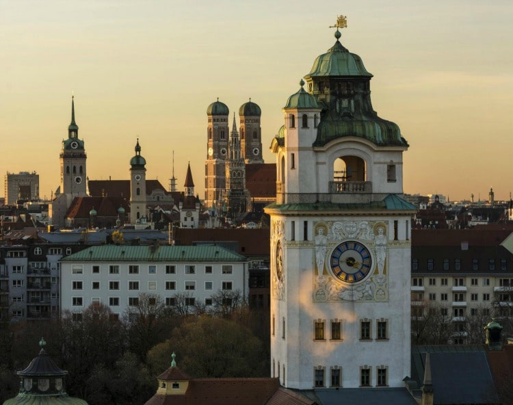 Munich experiences including a panoramic view of the city at sunset on TravelSquire