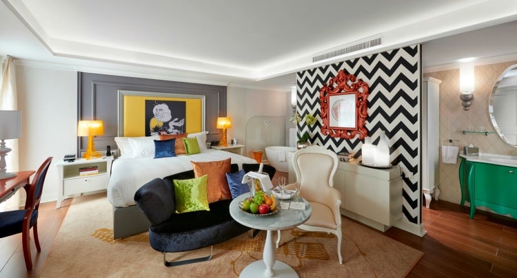 The Rolling Stone Room at the Aria Hotel Budapest on TravelSquire