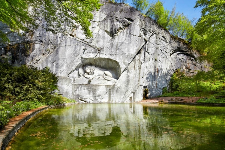 Lion Memorial is among the highlights of Lucerne on TravelSquire