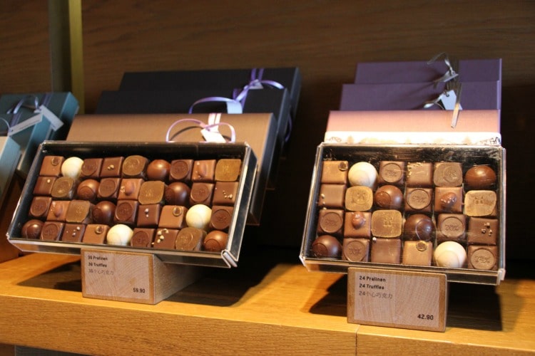 Chocolates are one of the highlights of Lucerne on TravelSquire