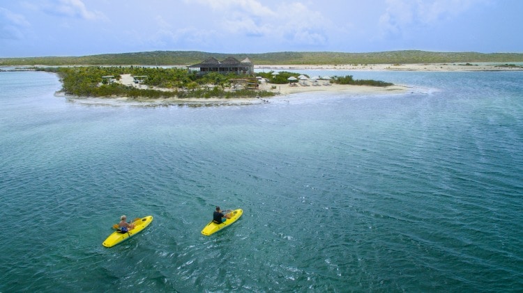 Kayaking at Ambergris Cay on TravelSquire