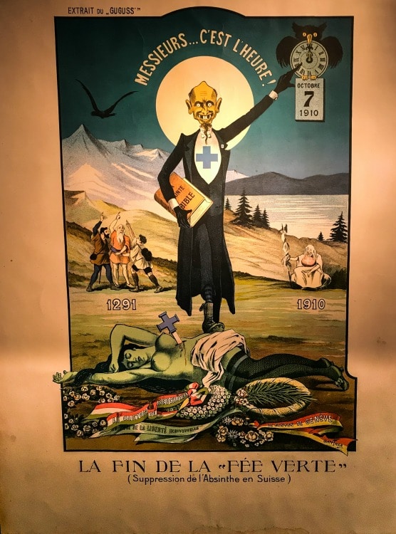 Posters from the Absinthe Museum on TravelSquire
