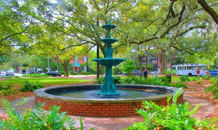 Lafayette Square is a Savannah Highlight on TravelSquire