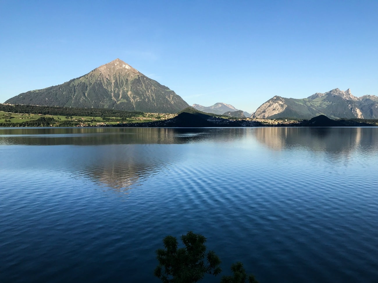 Mount Nissen as seen from Merligen Switzerland on TravelSquire