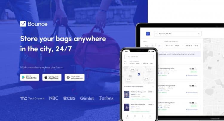 Luggage Storage App on TRavelSquire