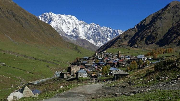 Village of Ushguli Georgia on TRavelSquire