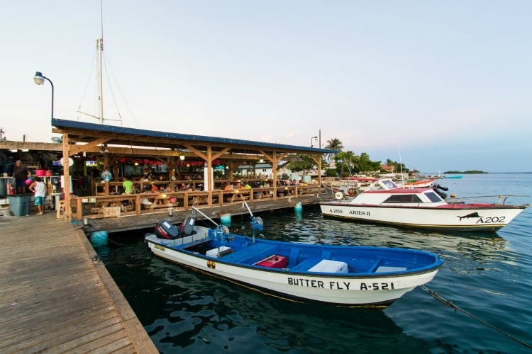 Zeerovers Dock is among the Aruba highlights on TravelSquire
