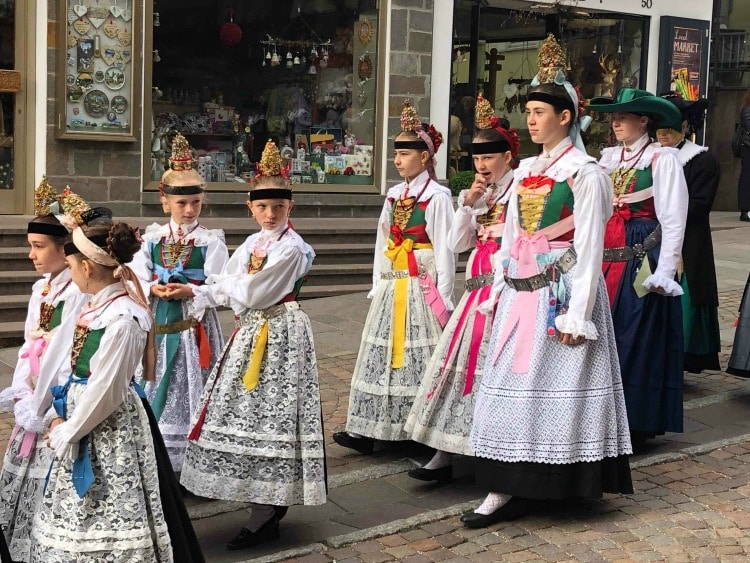 Traditional Parade in Ortisei on TravelSquire