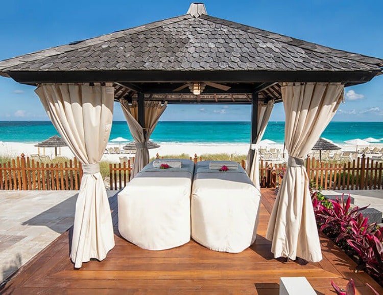 Beach front massage at Seven Stars Resort on TravelSquire