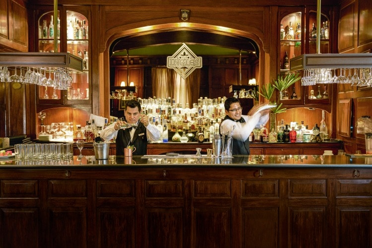 Bartenders at English Bar in the Country Club Lima Hotel on TravelSquire