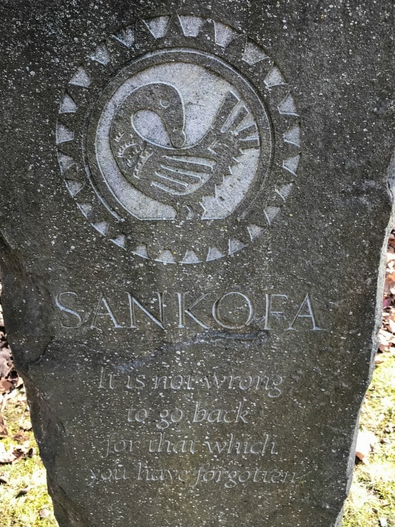 Sankofa headstone on TravelSquire
