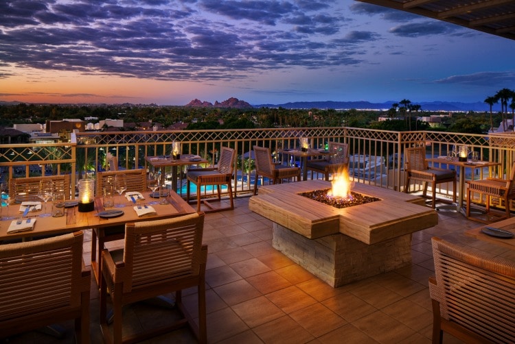 J & G Steakhouse Patio in Scottsdale on TravelSquire