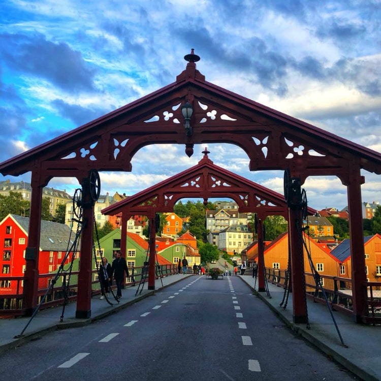 Bridge of Happiness in Trondheim on TravelSquire