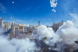Mascletàs at Valencia's Las Fallas Festival on TravelSquire