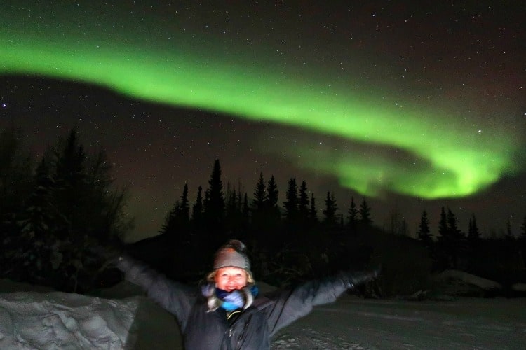 Wiseman Alaska is one of the best places to see the Northern Lights on TravelSquire