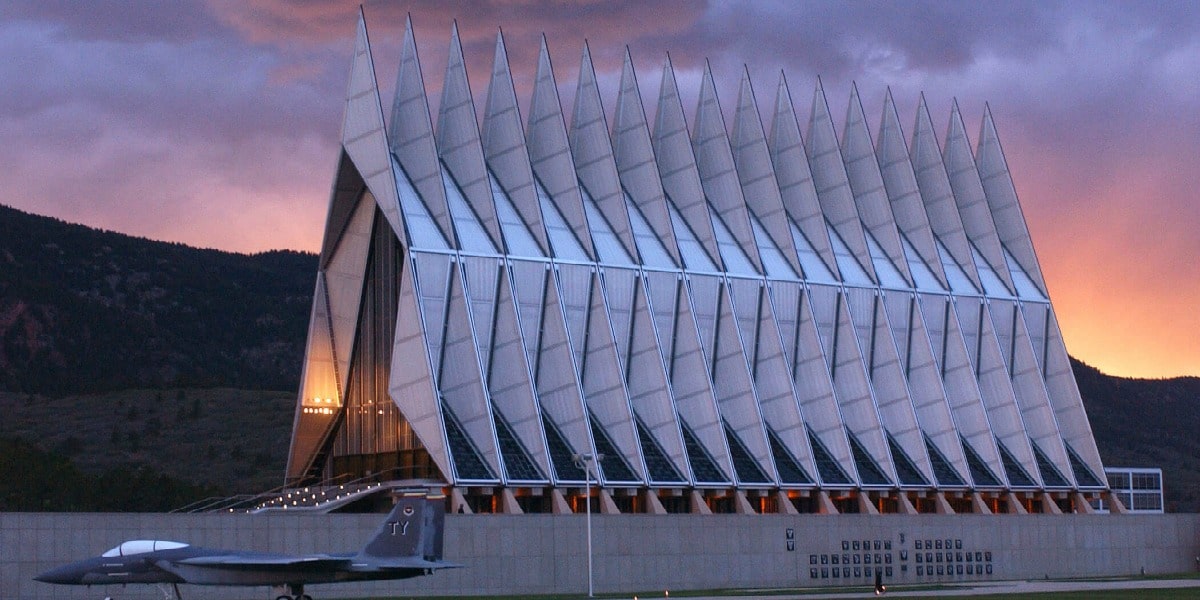 Air Force Academy Cadet Chapel in unique architecture on TravelSquire