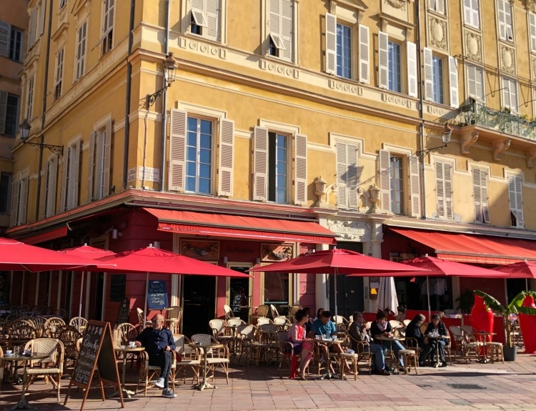 Dining al fresco in Vieux Nice for French Riviera highlights on TravelSquire