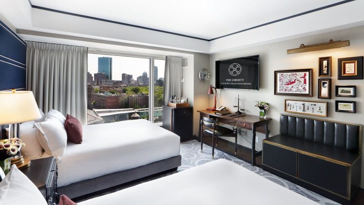 Rooms with a view at Liberty Hotel in Boston