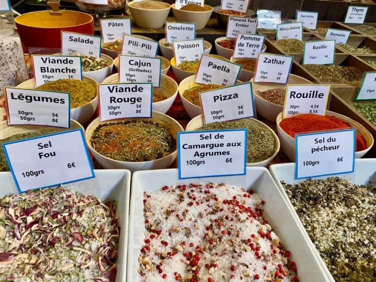 Spices at Menton Market on TravelSquire