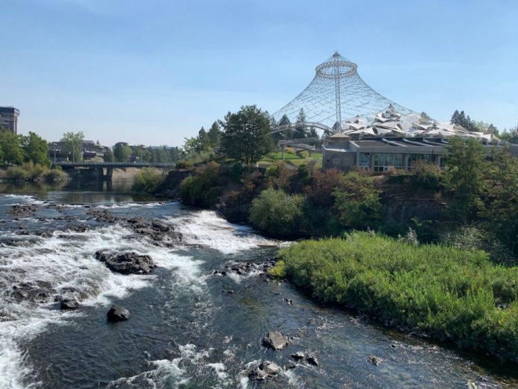 Spokane Falls in Riverfront Park on TravelSquire