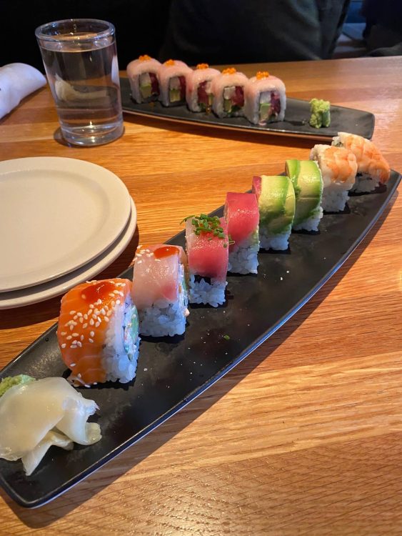 Sushi at R&D in Yountville