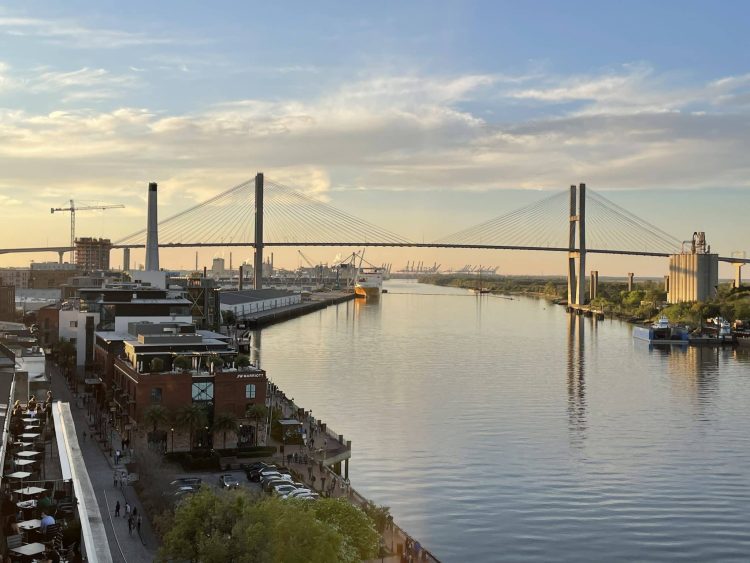 View of the Savannah Riverside District