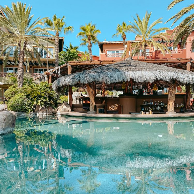 Swim up pool bar at Hacienda del Mar Los Cabos