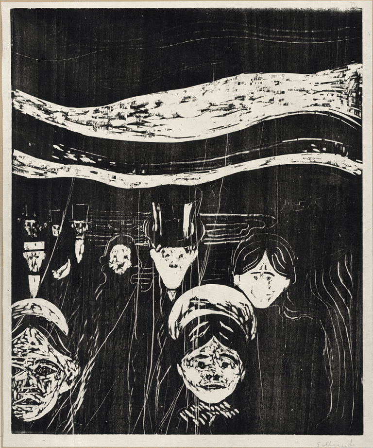 Edvard Munch: Angst 1896 - Berlinische Galerie