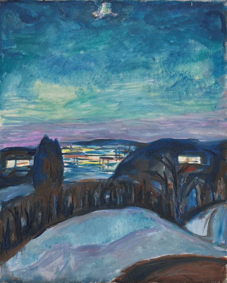 Edvard Munch: Sternennacht 1922-24 - Berlinische Galerie