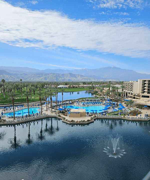 JW Marriot Desert Springs Resort and Spa View from Room Photo by Kathy Condon