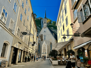 Getreidegasse street Salzburg