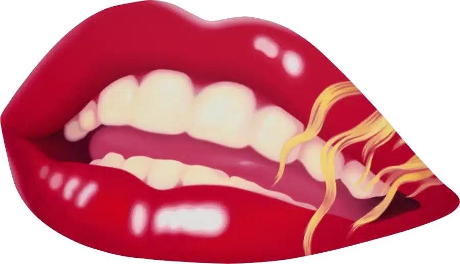 Tom Wesselmann Mouth #14 Crédit artiste © Adagp, Paris, 2024