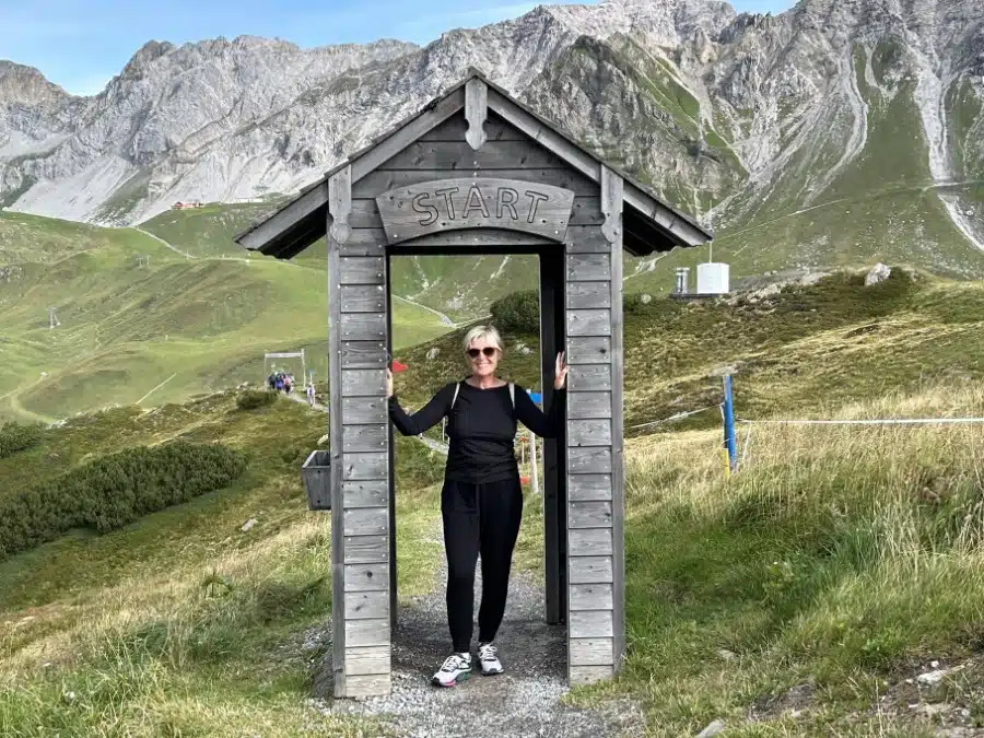 Ada-on-the-hiking-trail