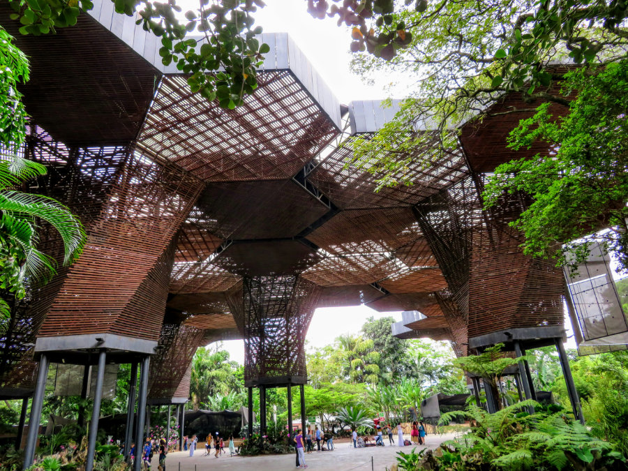 Medellin Orquideorama structure by Oneil Williams, Unsplash