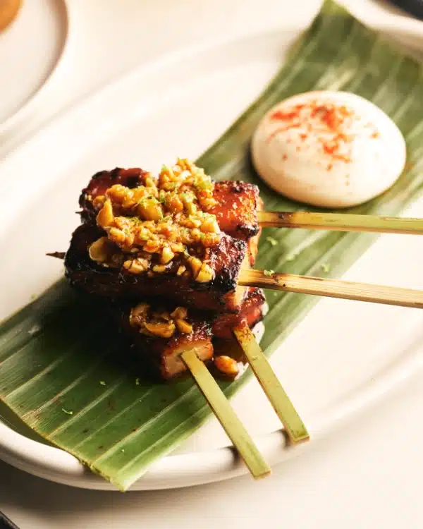 Korean BBQ Pork Belly Skewers