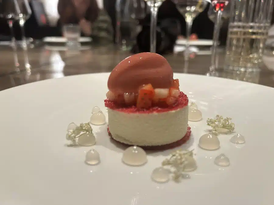 Final course of Chef's Table meal at Palé Hall