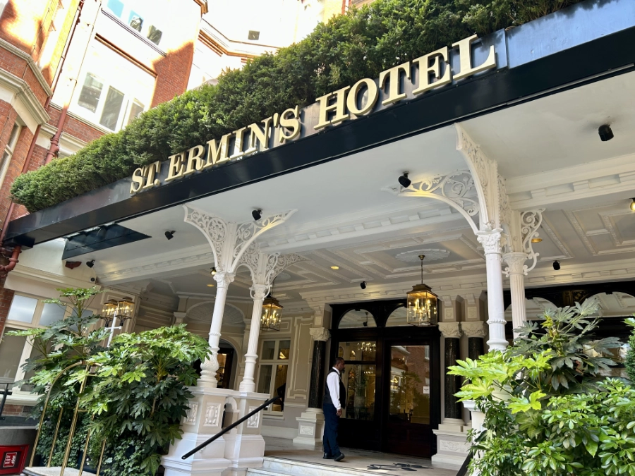 St Ermin's Hotel entrance