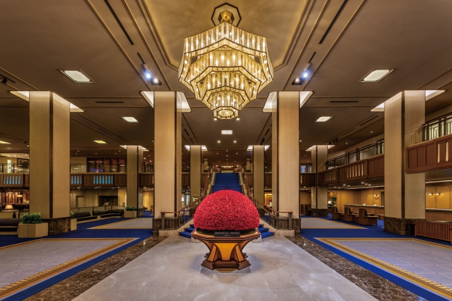 Imperial Hotel Tokyo Main Lobby, winter