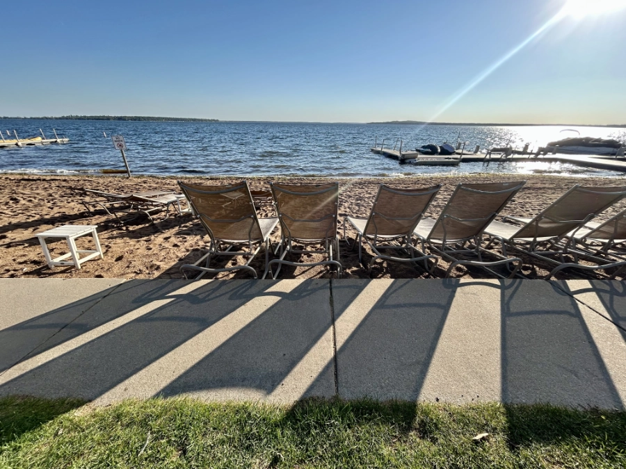 Beach along Gull Lake