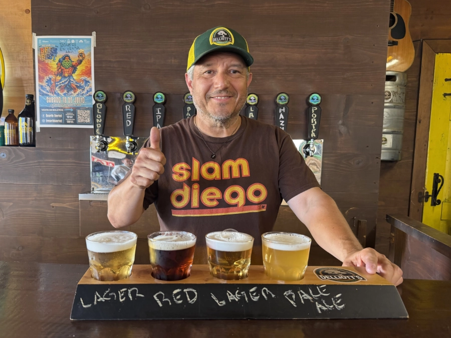 Owner/brewmaster of Delliot's Brewery