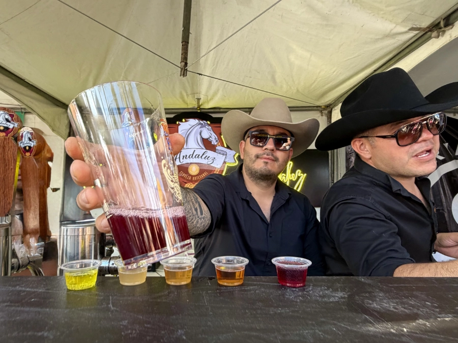 Rosarito Beer Fest Cerveza Andaluz sampling